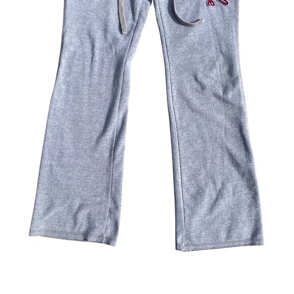 Aeropostale Y2K 3D Spellout Wide Leg Flare Sweatpant Sz M Low-Rise Loungewear - Picture 5 of 10